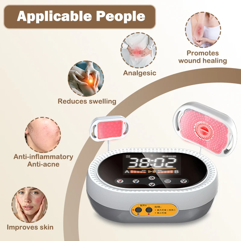 Hot Sell Electric Heating Body Massager, Red and Blue Light Therapy Pain Relief Device Factory Direct Sales