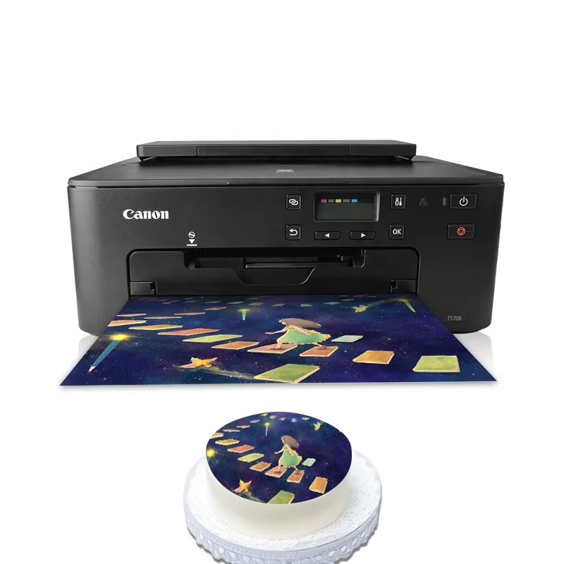 

Съедобный струйный принтер для Canon TS706, машина для печати тортов с использованием PGI680 CLI681 картридж со съедобными чернилами machine, оптовая продажа