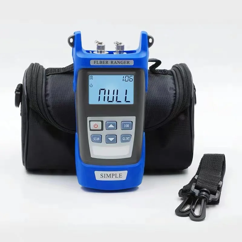 OTDR 60KM 1550nm FTTH Fiber Optic Optical Reflectometer Built In VFL with FC SC Touch Port Measurable Break Point Distance