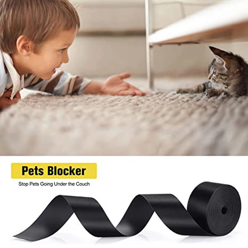 3/6M Toy Blocker Dustproof Stopper Adhesive Strap Prevents Pet Toys From Entering The Bottom Of Sofa Bed Toy Blocker Baffle