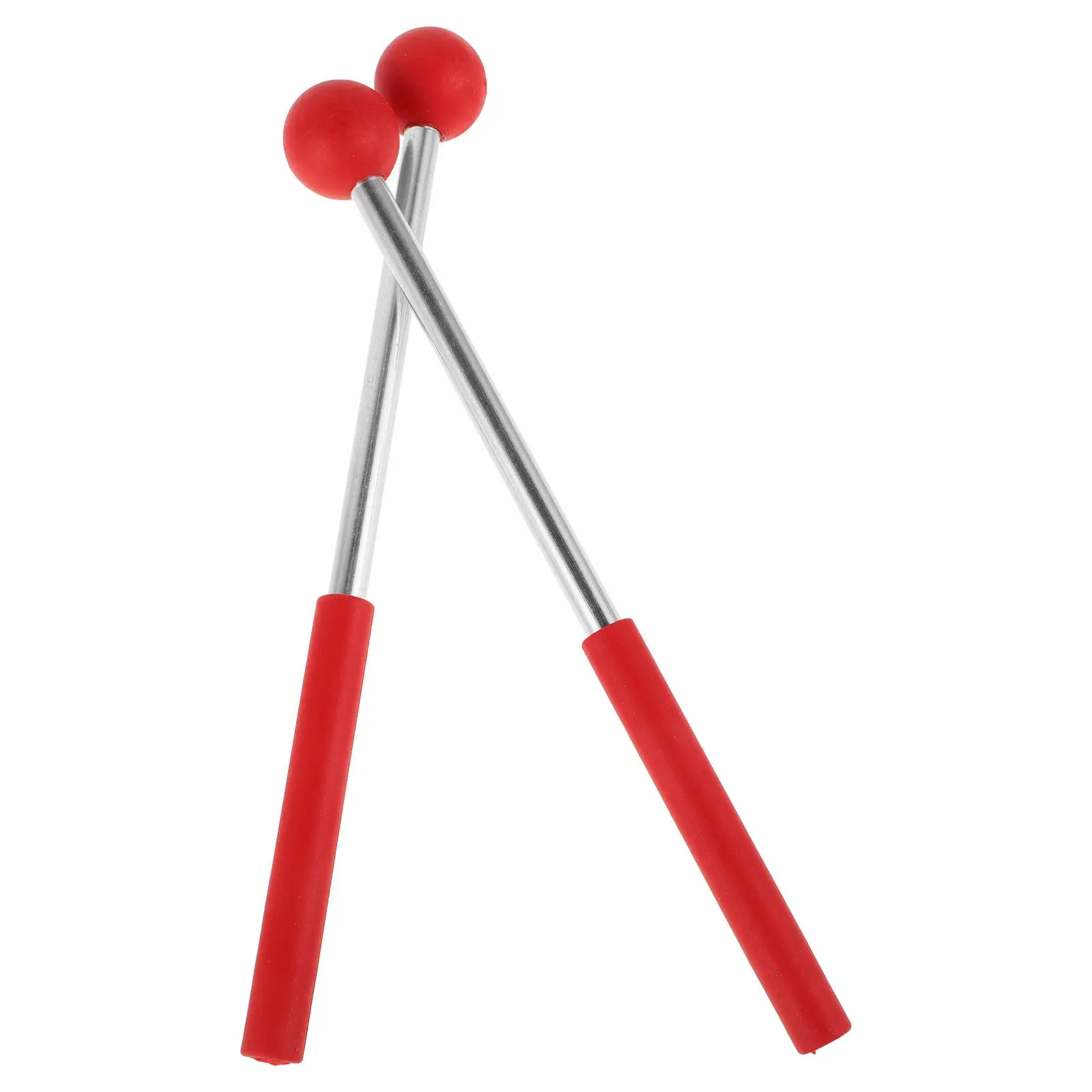1Pair Universal Drum Mallets for Tongue Drum Marimba Xylophone Soft Impact Head Non-Slip Comfort Handle Long-Lasting Percussion