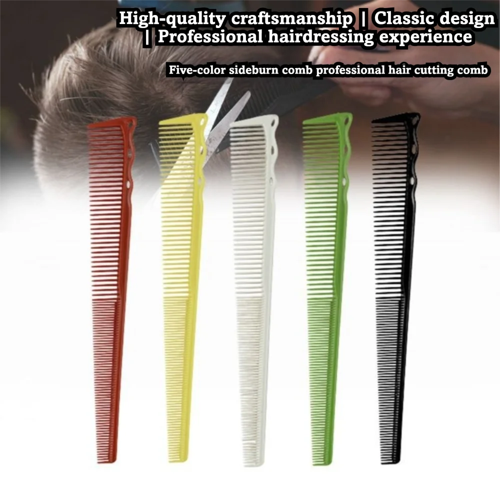 Heat Resistant Barber Side Corners Fade Combs Styling Tools Smooth Professional Haircut Comb Durable Hair Cutting Combs