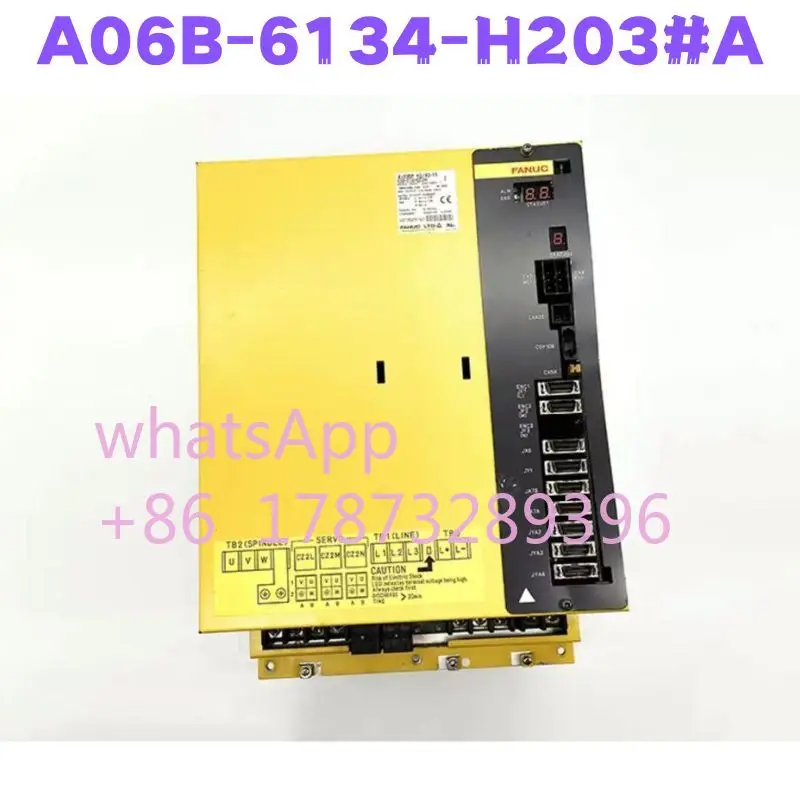 

Second-hand A06B-6134-H203#A A06B-6134-H203 Servo Drive Amplifier Module Tested OK