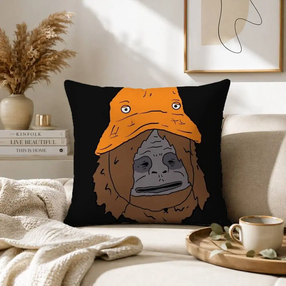 S-Sassy The Sasquatch Pillow Case for Sofa Living Room Home office Decor Protective Cover