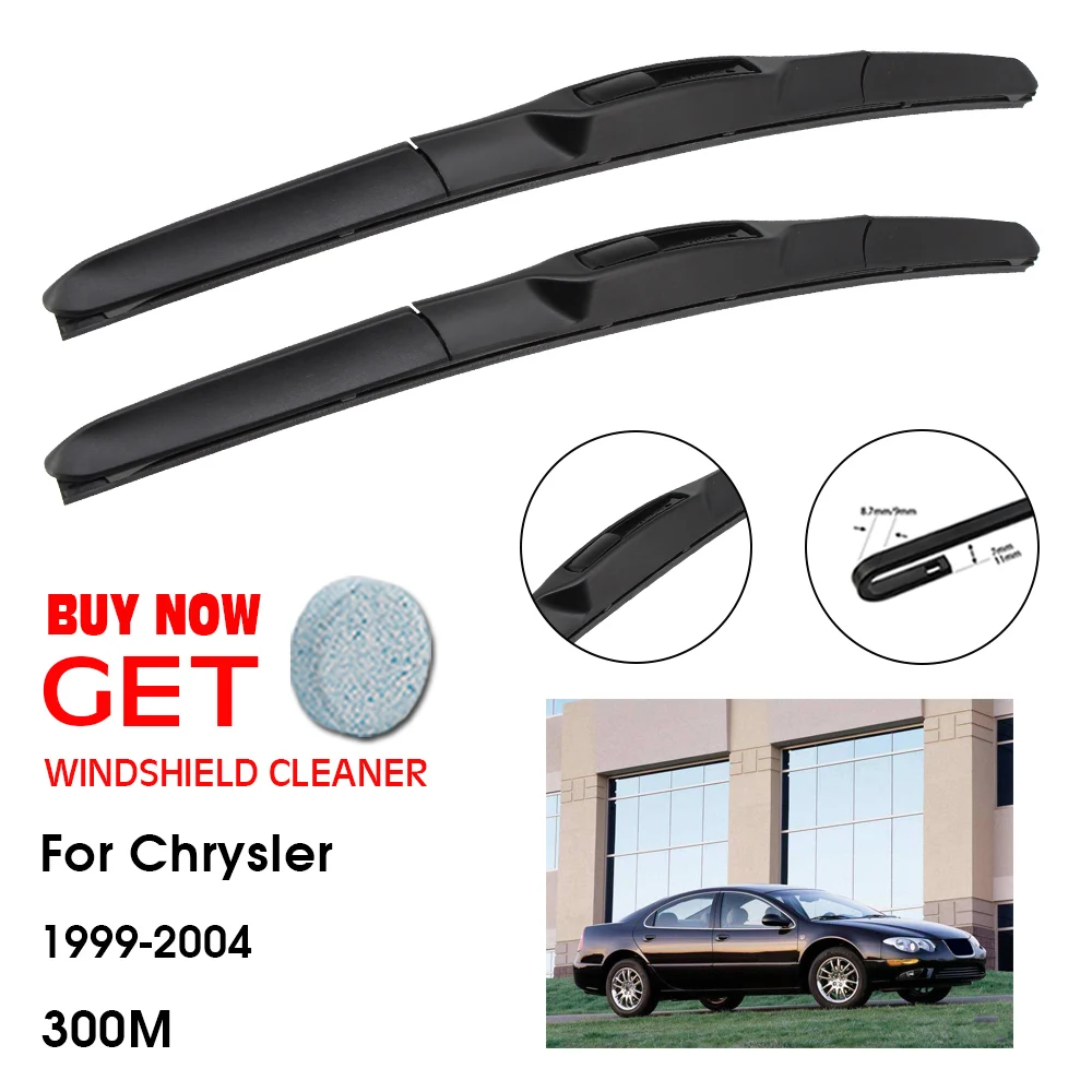 

Car Wiper Blade For Chrysler 300M 24"+22" 1999-2004 Front Window Washer Windscreen Windshield Wipers Blades Accessories