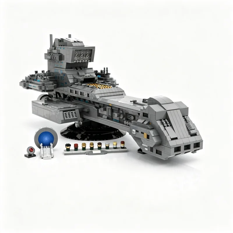 3321pcs MOC Stargate SG1 Atlantis USAF Prometheus X-303 — UCS-Scale Playset UCS Space Model Building Blocks Christmas Gift Toy