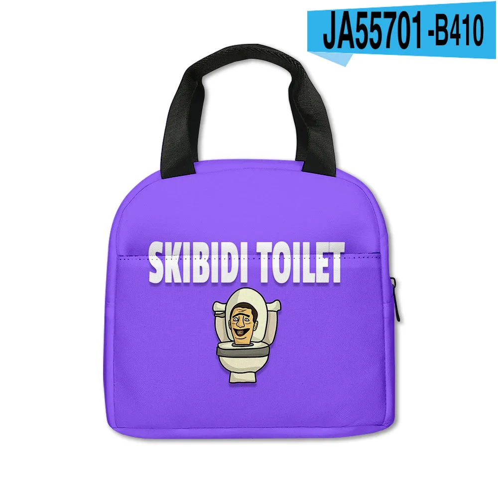 Portable Meal Bag  Product Skibidi Toilet Toilet People Primary and Secondary School Students Insulated Lunch Box Bag Meal Bag