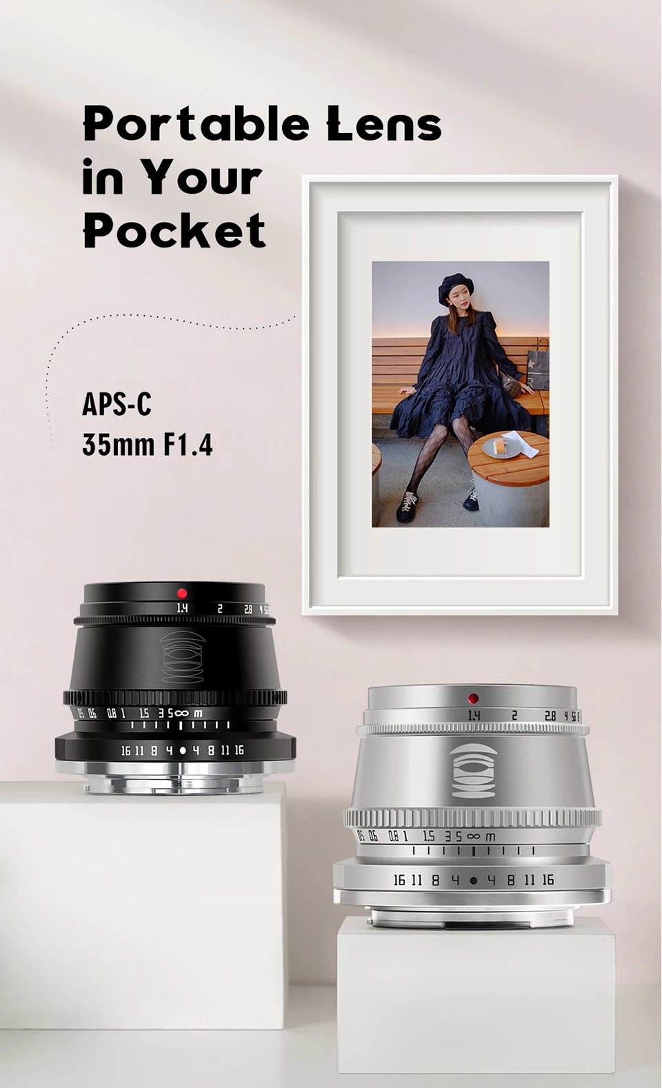 TTARTISAN APS-C 35mm F1.4 Großblenden-Kameraobjektiv für Humanitätsfotografie mit Sony E, Nikon Z, Fujifilm XF, Canon RF L, M43 – Detail 2