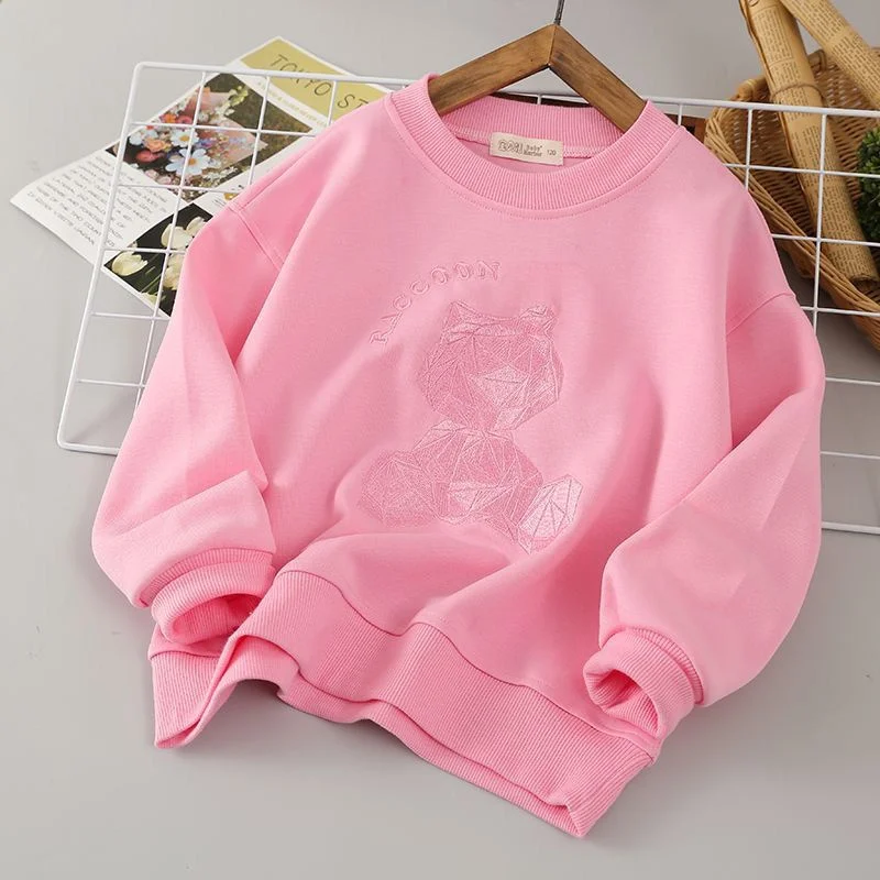 

Girls Hoodies Sweatshirts Cotton Tops Overcoat 2023 Cool Spring Autumn Outwear Kids Sport School Children's Clothing