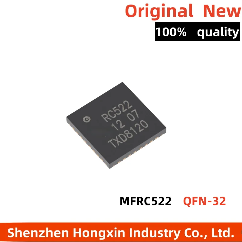 

5 pieces new RC522 patch MFRC522 QFN-32 MFRC52202HN1 RF card RFID non-contact read-write chip