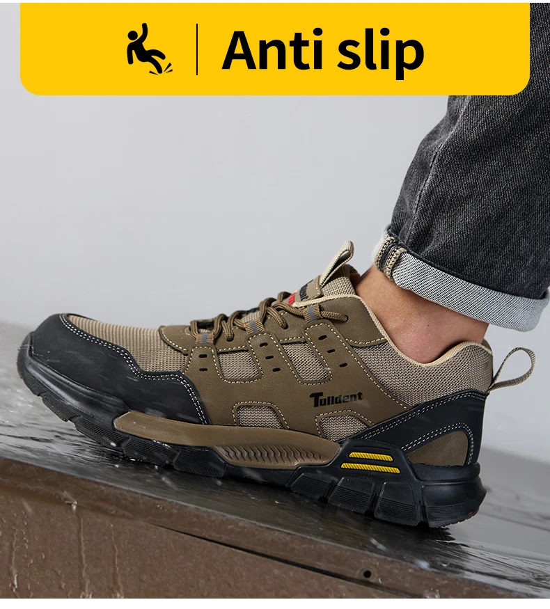 Men's Safety Shoes, Puncture Resistant Work Boots, Protective Shoes, Wear-Resistant Work Shoes, Insulated Shoes