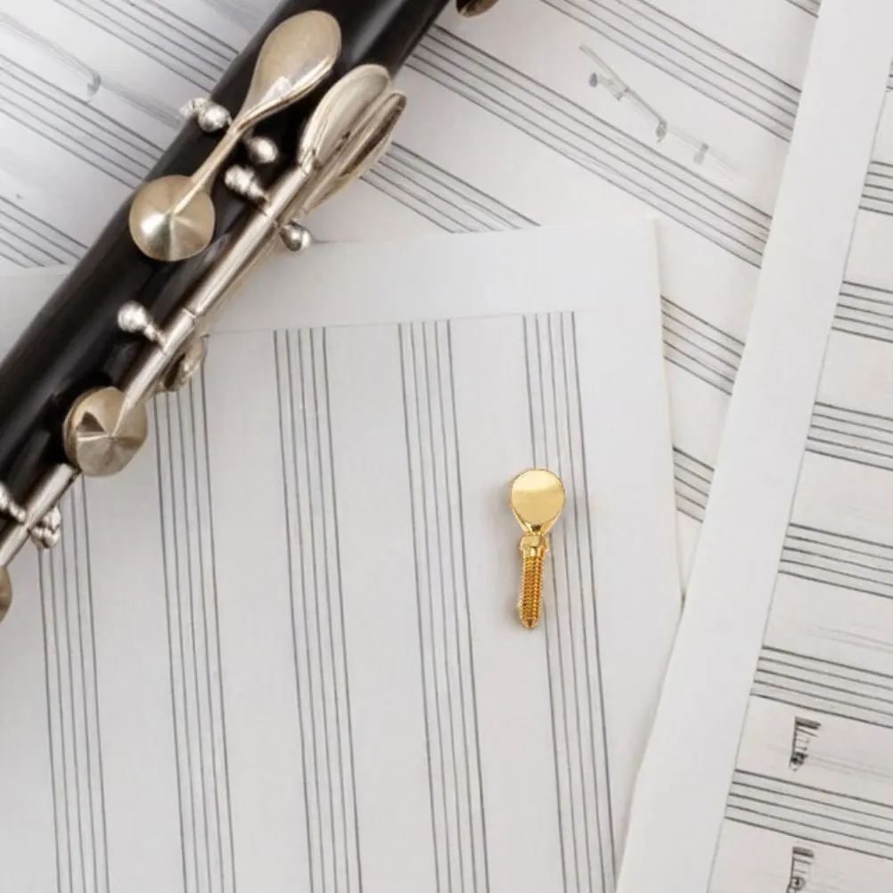 

4Pcs Saxophone Neck Screw Copper Replacement Parts for Alto Tenor Soprano Clarinets Repair Kit Sax Neck Screw Small Screws Set