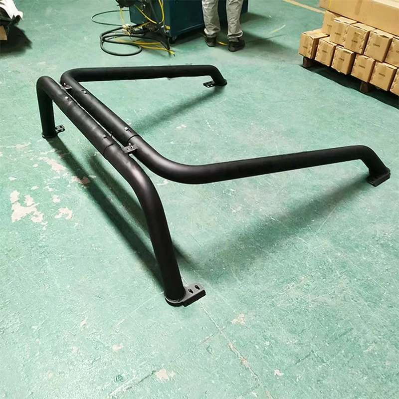 Precision-Fit Factory Pick Up Truck 4X4 Car Accsori Black Steel Sport Roll Bars For Ranger Raptor Rust-Proof