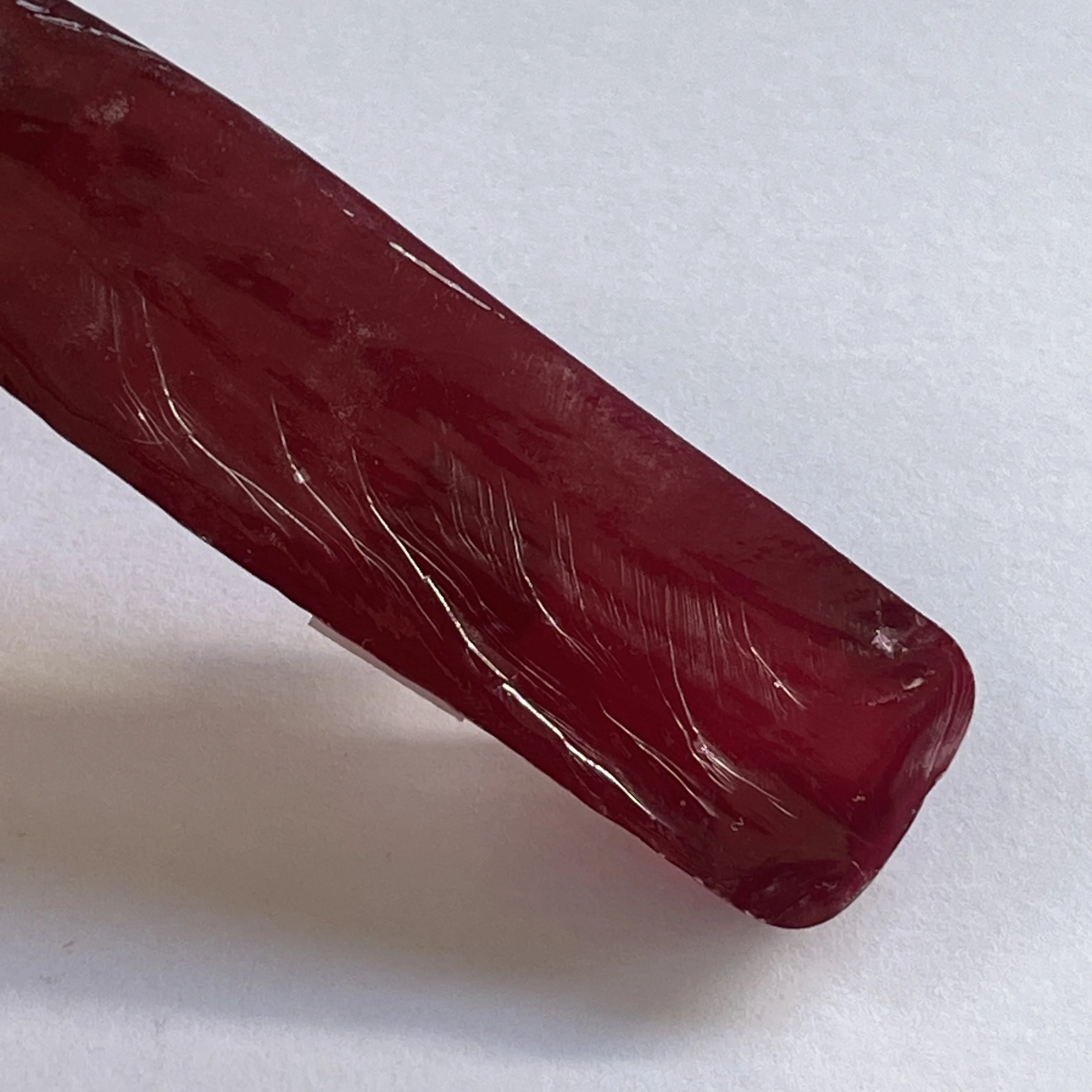 74.3 جرام/وحدة اصطناعية 5 # اكسيد الالمونيوم الخام غير المكرر أحجار كريمة اكسيد الالمونيوم مواد الياقوت الخام #6