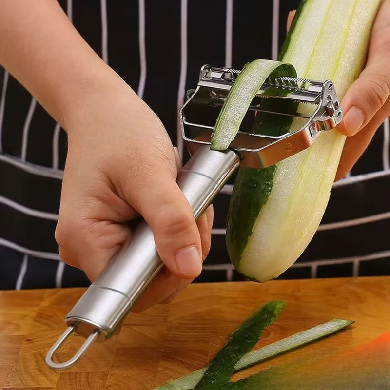 High Quality Stainless Steel Potato Cucumber Carrot Grater Julienne Peeler Vegetables Fruit Peeler Vegetable Slicer