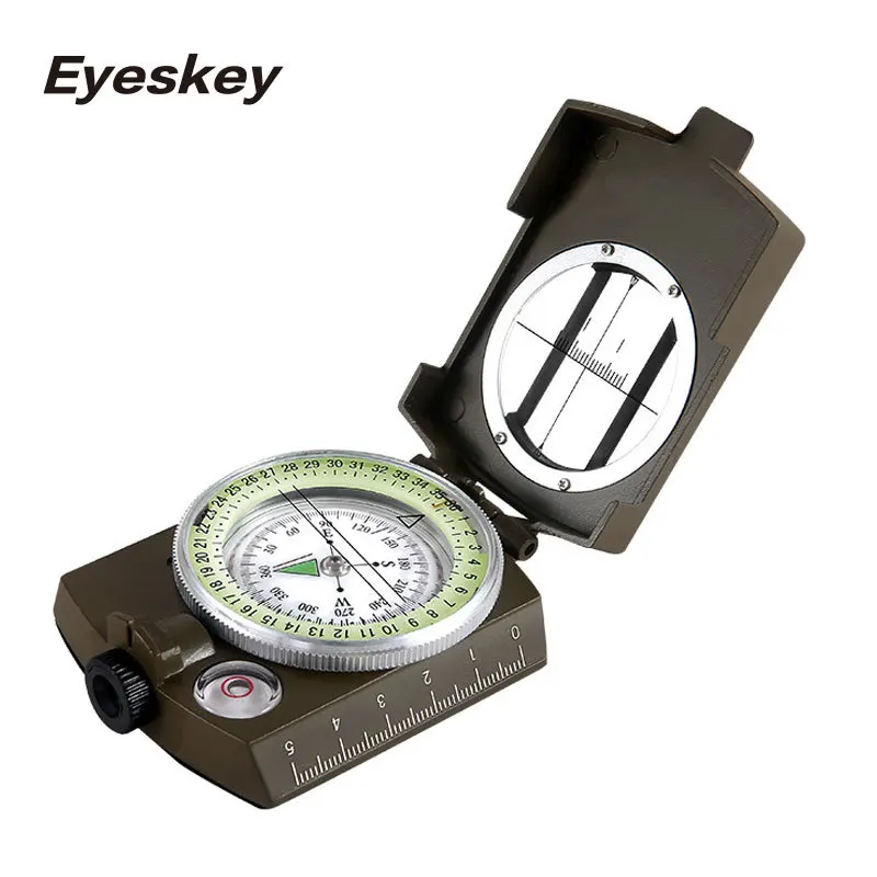 Eyeskey EK1001 Military Lensatic Compass Survival Hiking Outdoor Camping Equipment Geological Compass Compact Scale