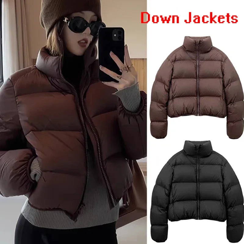 Doudoune courte et optique pour femme, JXJacket, Hiver, Nouveau