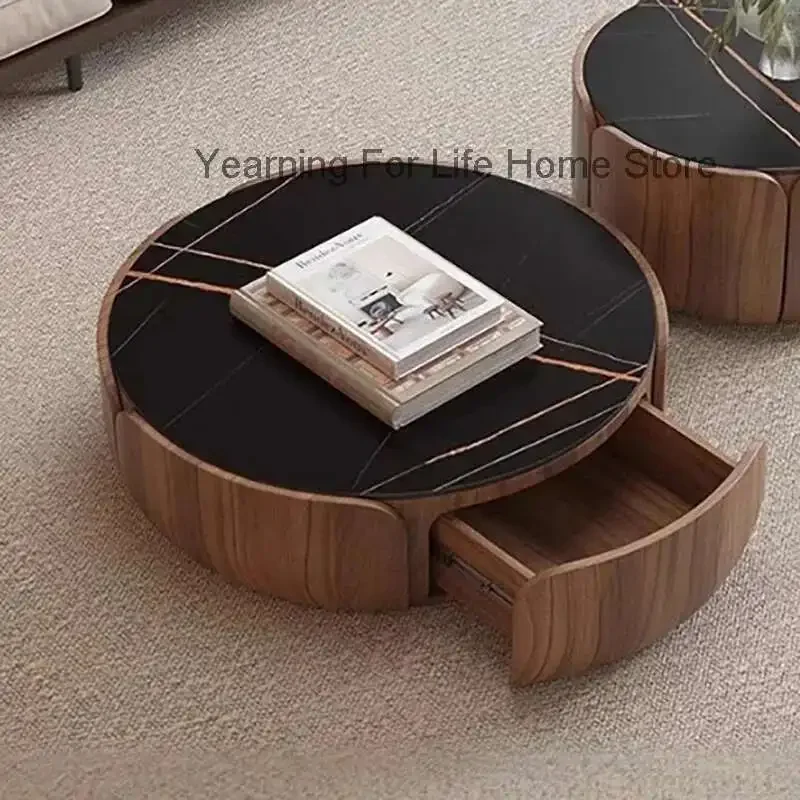 طاولة القهوة ذات التصميم الحديث لغرفة المعيشة، طاولة القهوة البسيطة، أثاث غرفة المعيشة الفاخر الفريد من نوعه من Mesas De Centro Para Sala