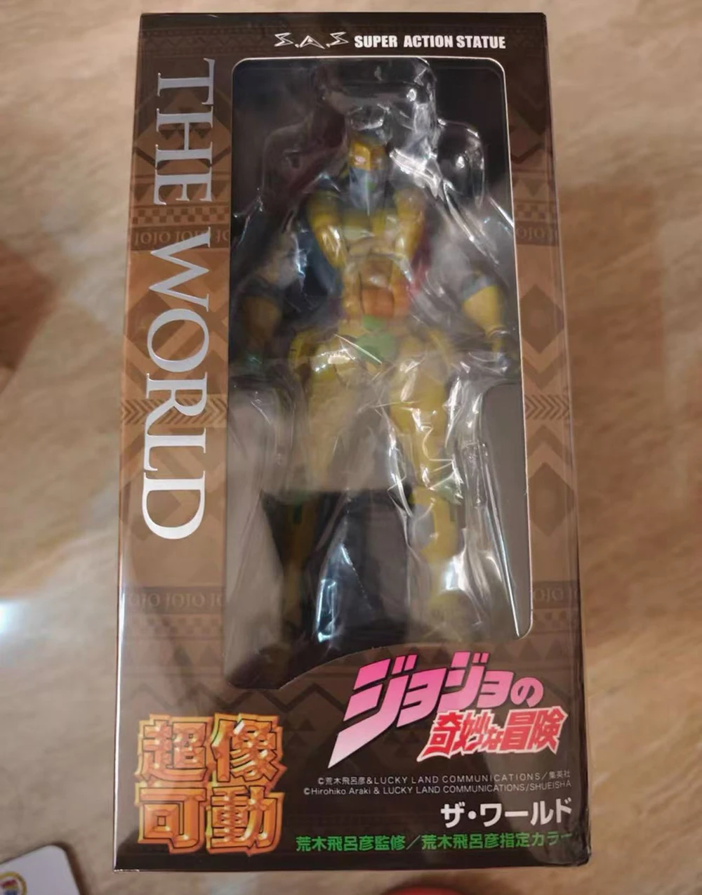 En Stock Original Medicos entretenimiento Jojo No Kimyou Na Bouken Stardust Crusaders el mundo figura de Anime modelo de figura de acción