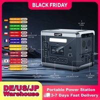 SOLARPLAY Camping Portable Power Station Solar Generator 2400W 2160WH AC-Steckdosen 12 Output Ports Fully Charged In 1.5 Hours