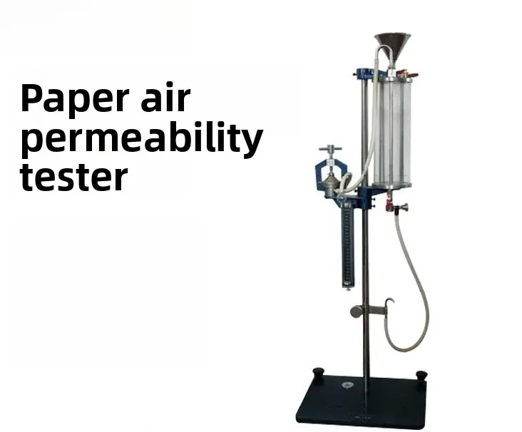 Paper and cardboard air permeability tester, air permeability tester, air permeability tester