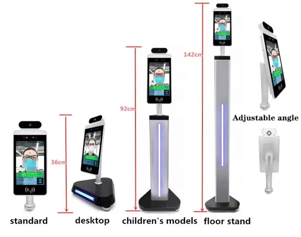 

Face Recognition Door Lock Temperature Detection Ca mera Measurement Time and Face Recognition Module Attendance System