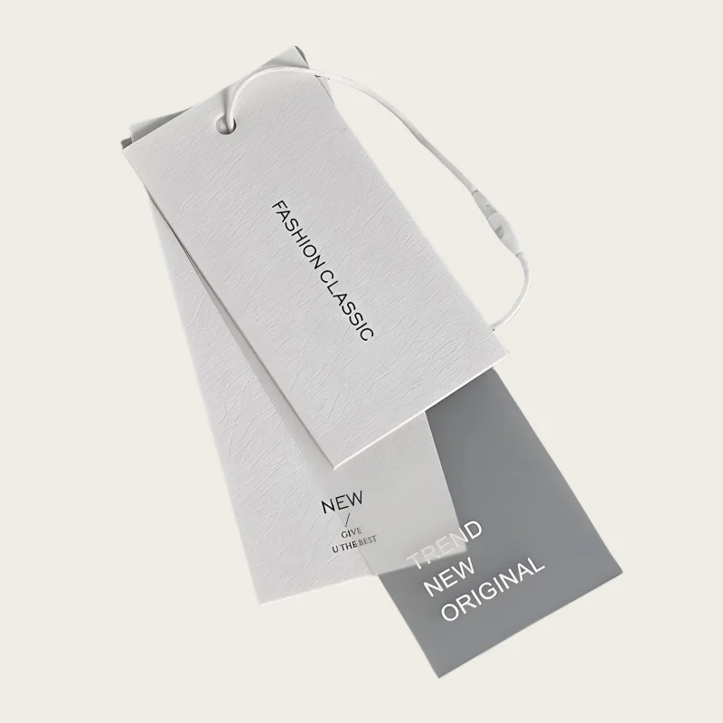 

Custom..pieces.Luxury Customized Garment Hangtags with String Folded Hang Clothing with Custom Size and Shape Featuri