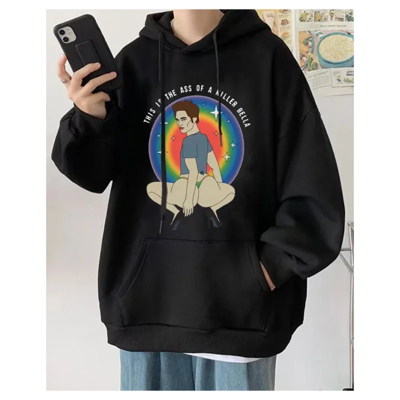 Funny Halloween Hoodie Movie Horror Friends Print Hoodies Women Vintage Sweatshirt Pullover Fashion Clothing Streetwear Hoodie