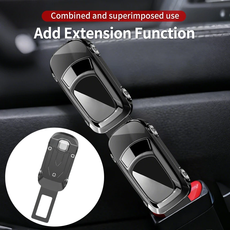 Metal Car Seatbelt Buckle Extender Safety Belt Lock Buckle Clip Interior For Lexus IS250 IS200 CT200h GS300 LS430 RX450h LX570