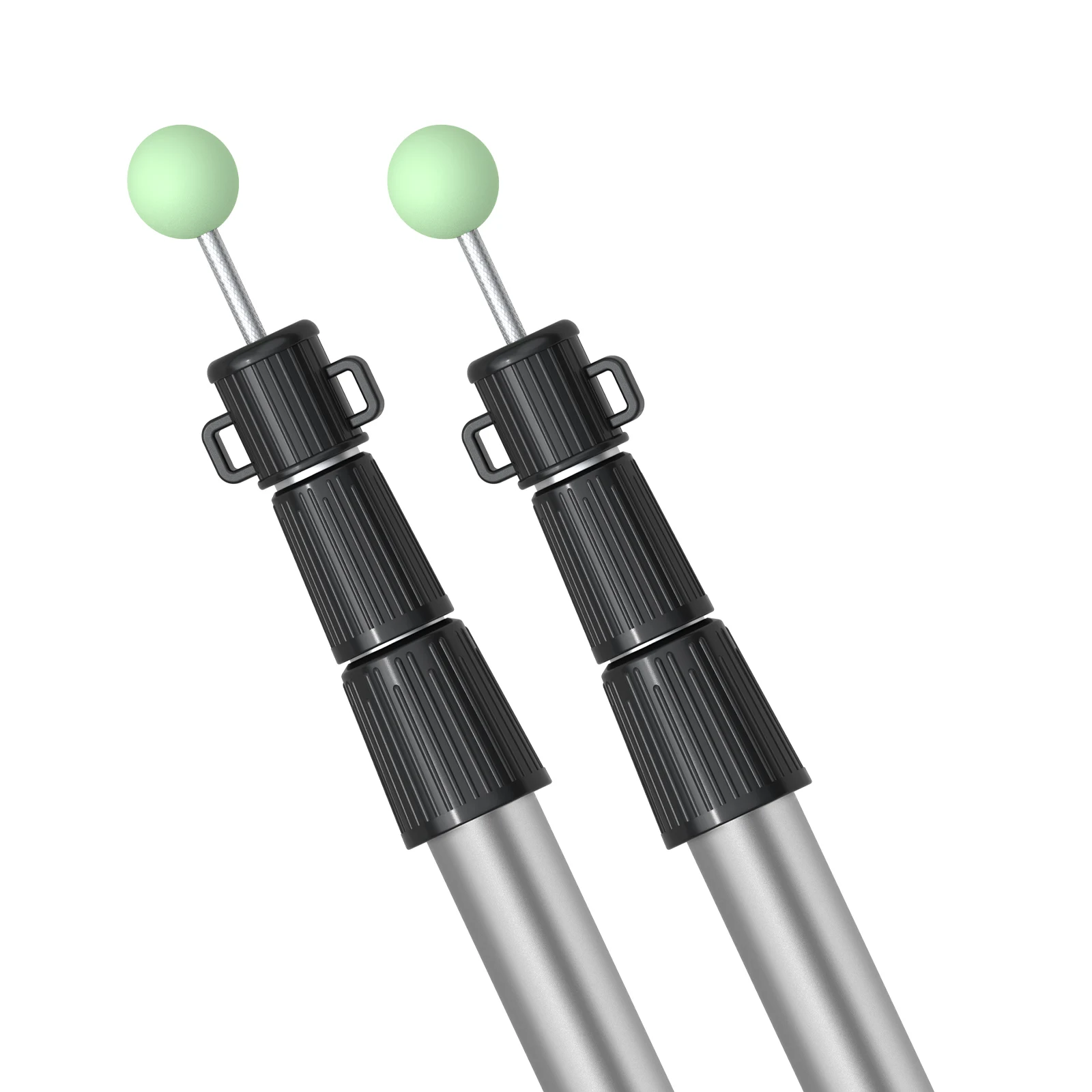 SANLIKE Telescoping Tarp Poles Tent Poles, 96" Aluminum Canopy Poles Extendable Pole for Awning Shelter Camping Hiking Backpacki view 2