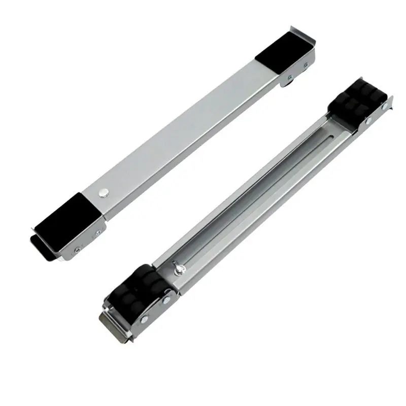 B03C-1 PCS Washing Machine Base Stand Trolley Feet Movable Adjustable Telescopic Fridge Stand Wheel For Dryer Refrigerator Grey