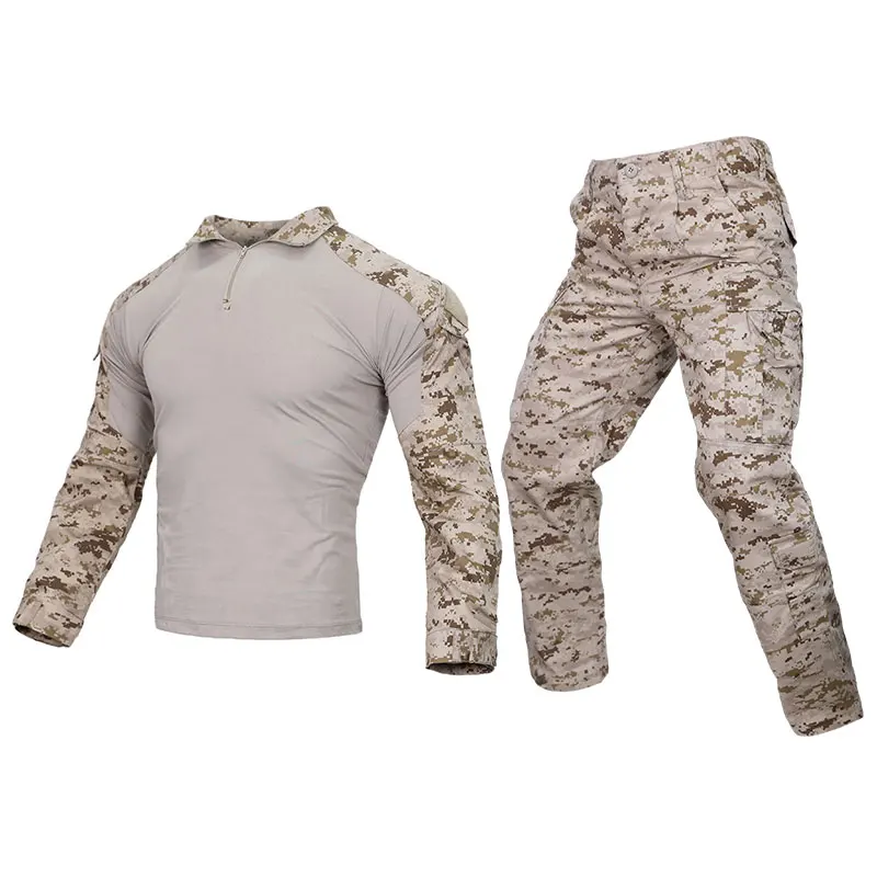 Emersongear Tactical Operational Gear FROG Suits Combat Uniform Set Tops Trousers Shirts Pants Training Hunting Camping Hiking