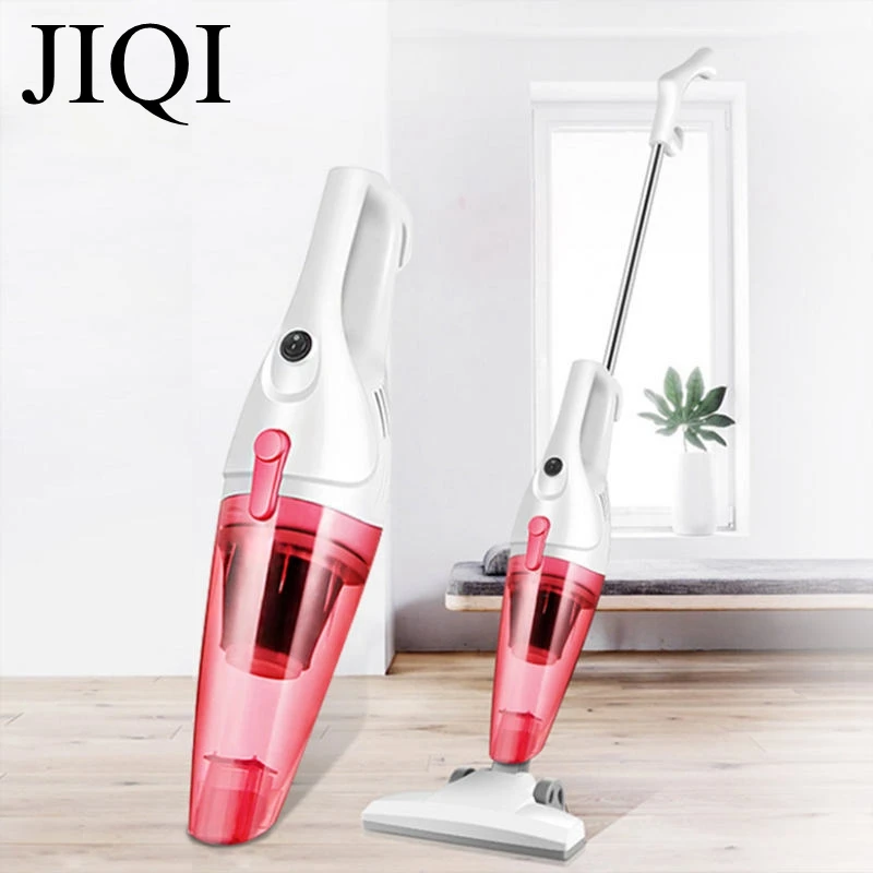 JIQI Vacuum cleaner home ultra quiet hand-held small power carpet small power 0.8L 600W Three kinds of  head