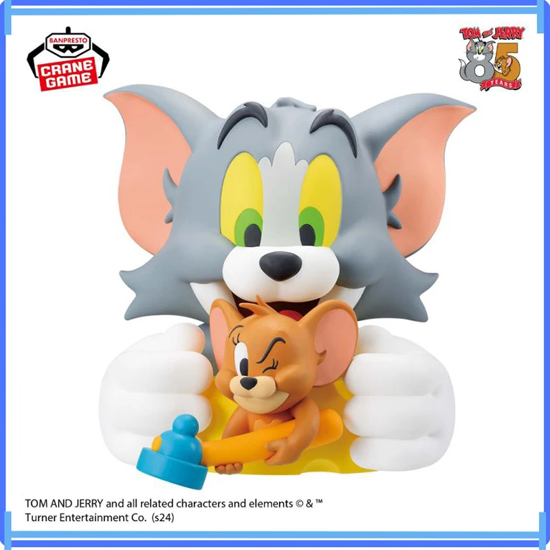 In Stock Original Banpresto Tom and Jerry Soft Vinyl Figure Vol.3 Anime Action Figure Model Boxed Toys Gift Genuine