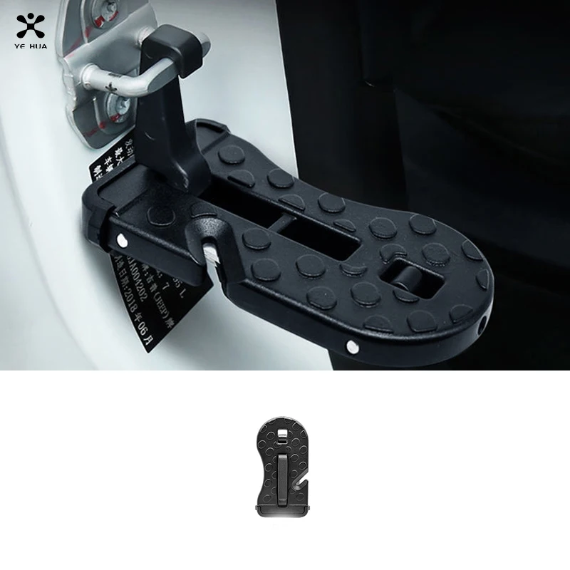 Climbing Top Door Lock Pedal Off-road Modification Good Luck Folding Luggage Rack Auxiliary Ladder For Haval Dargo 2022 2023