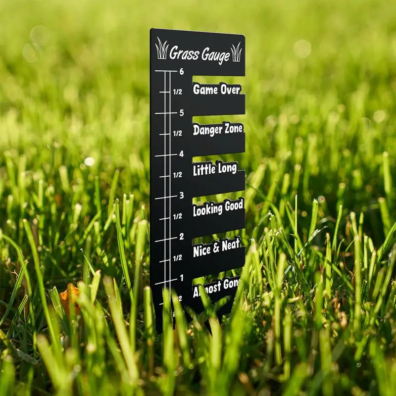 

Grass Ruler Turf Gauge Renew Turf Light Weight Measuring Ruler Outdoor Ruler Outdoor Fasteners Grass measure Graden Supplies