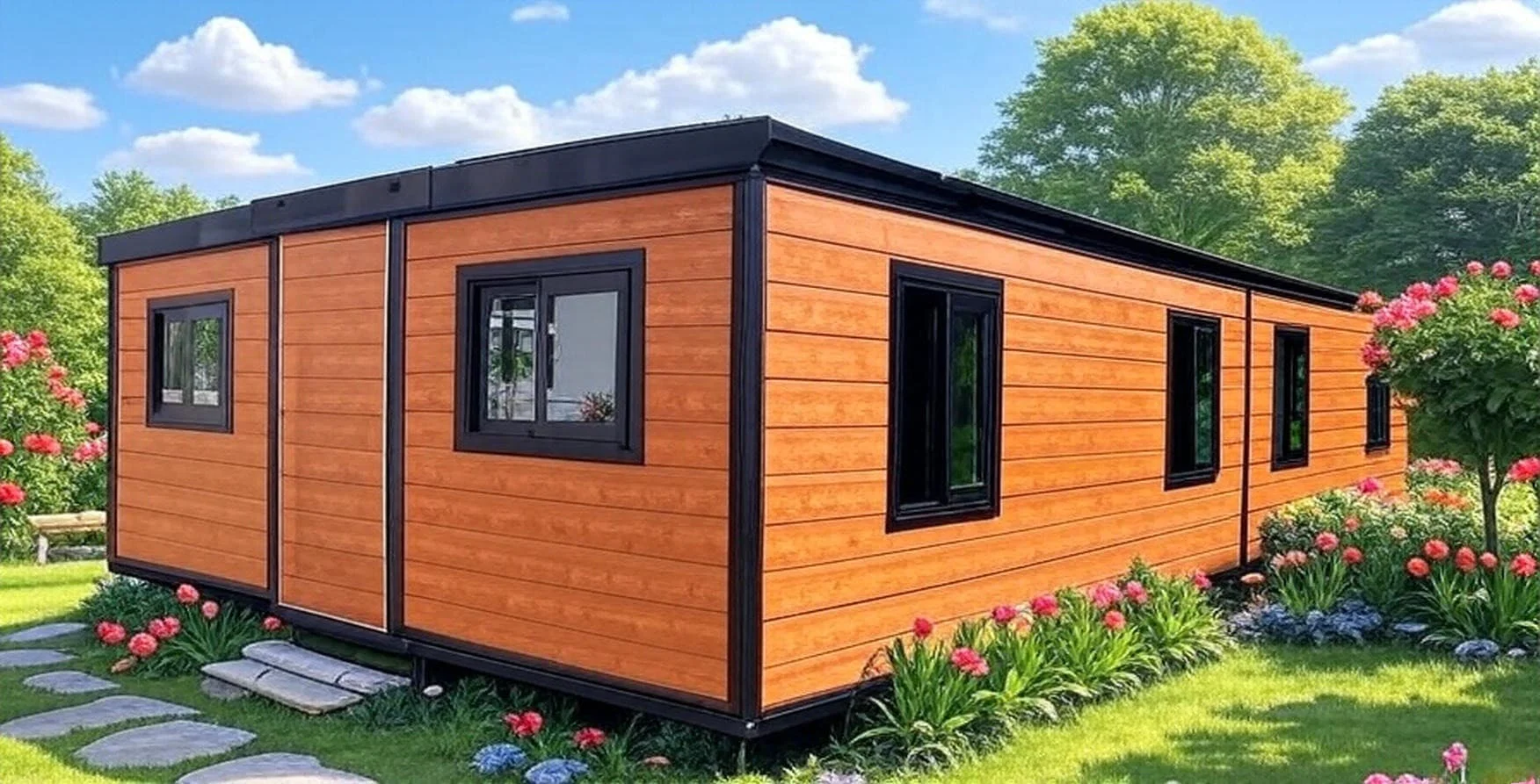 20FT 40FT Expandable House Prefab Steel Expandable Container Houses 4 Bedroom Expandable Two Bedroom with Toilet