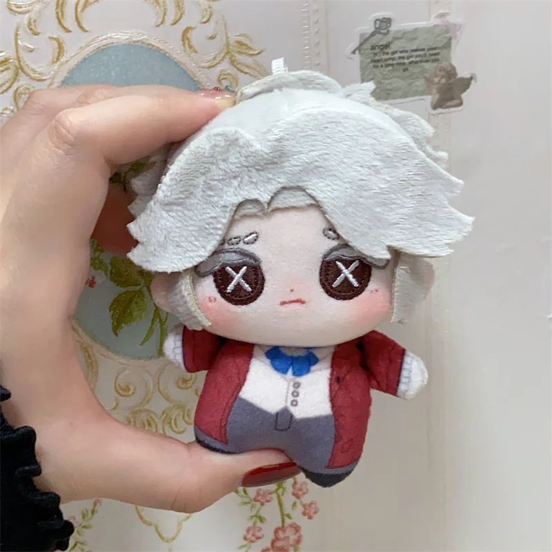 10cm Game Identity V Composer Kawaii Cosplay Mini NuNu Body Cotton Doll Frederick Anime Soft Plushie Toy Figures Props Fans Gift