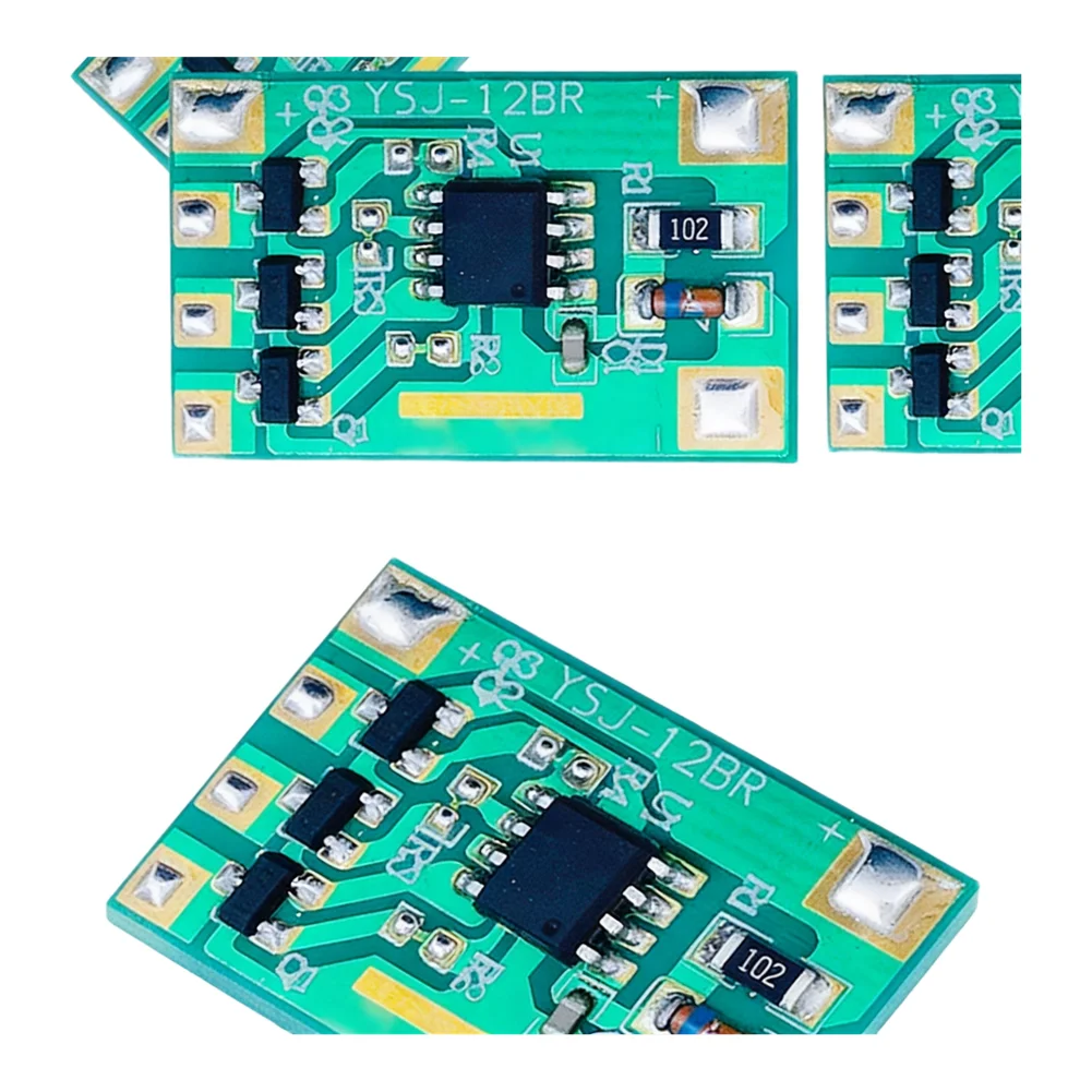 LED Slow Breathing Module 3V 6V 12V Input 3 Channel 300mA Output for Smooth Flashing Dimming Strip Applications