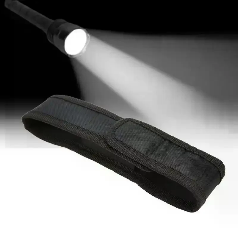 Nylon Flashlight Protective Case Suitable For LED Flashlights Universal Portable Outdoor Hiking Gear 17cm