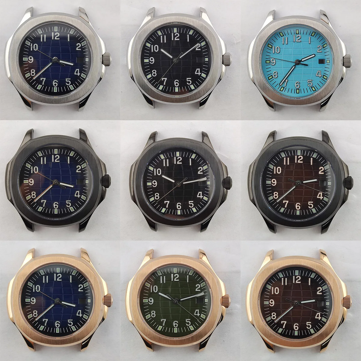 

39mm NH35 case nh35 watch case NH36 dial Hands stainless steel nh36 case men watch nh35 Movement diving Watch accessorie part