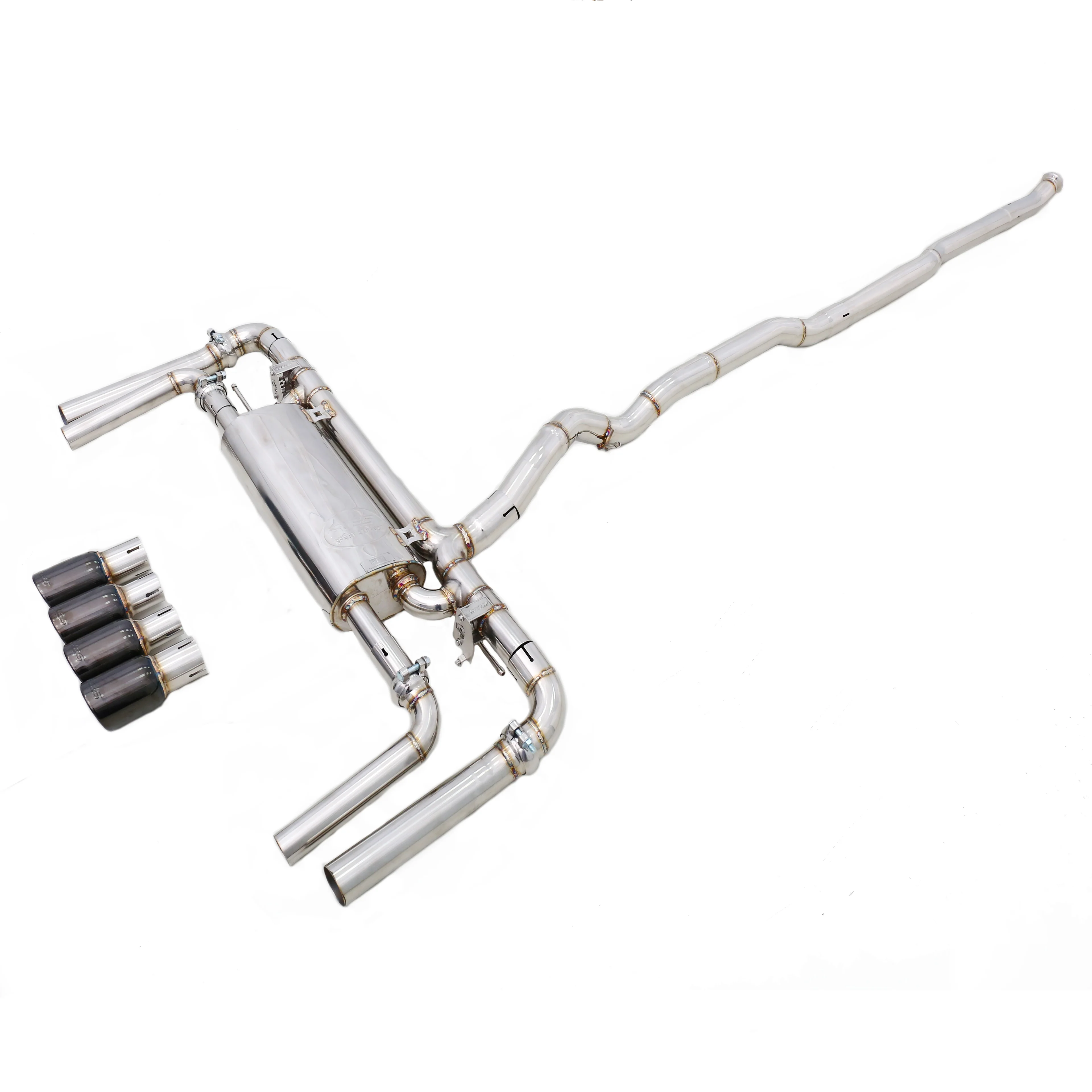 Factory Customization 304 Stainless Steel Valved Exhaust System Designed Specifically for X1 M35i U11/U12 2.0T Vehicles