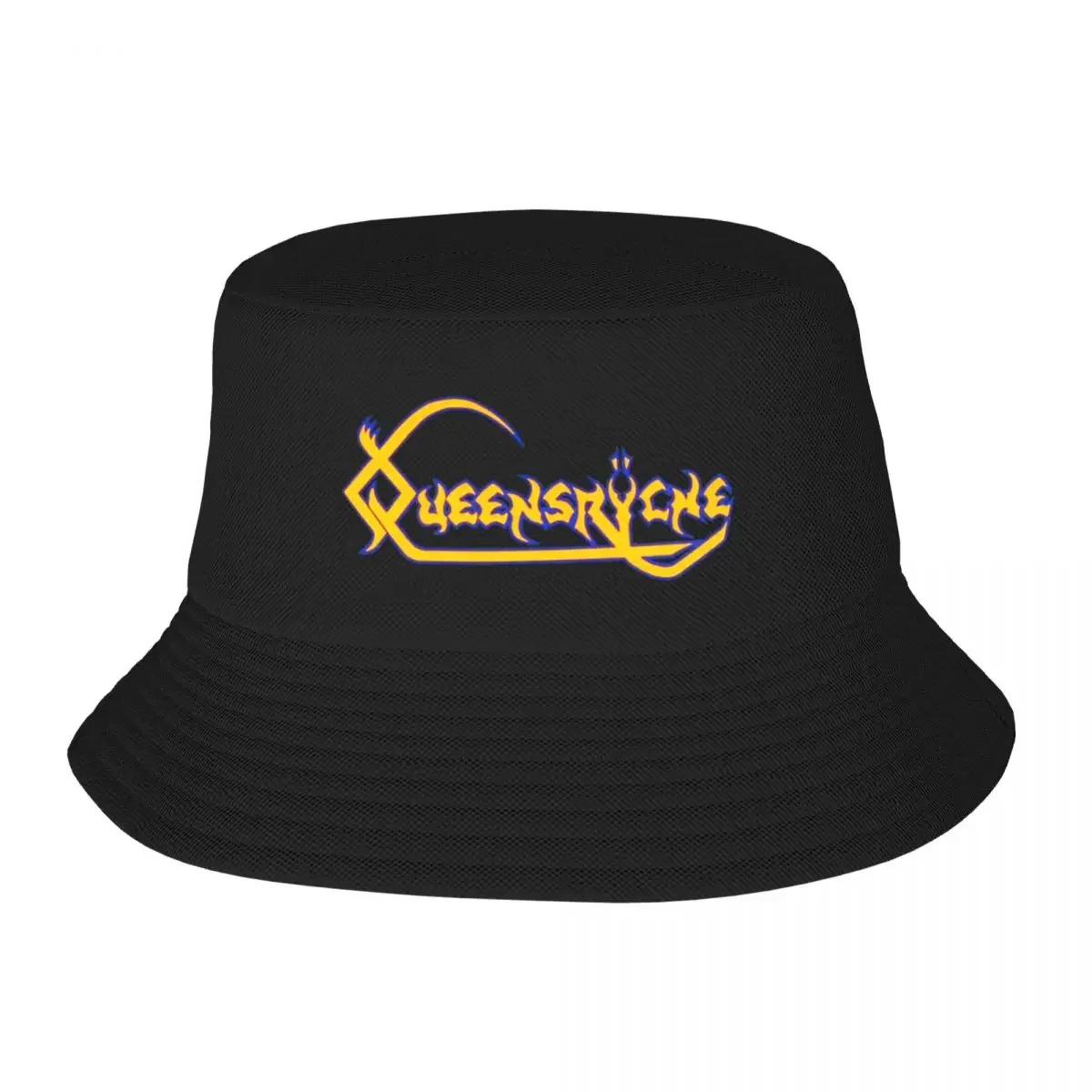 queensryche rock koerangtoeroe band best logo Bucket Hat Hat Beach Brand Man cap Big Size Hat Bobble For Women Men's