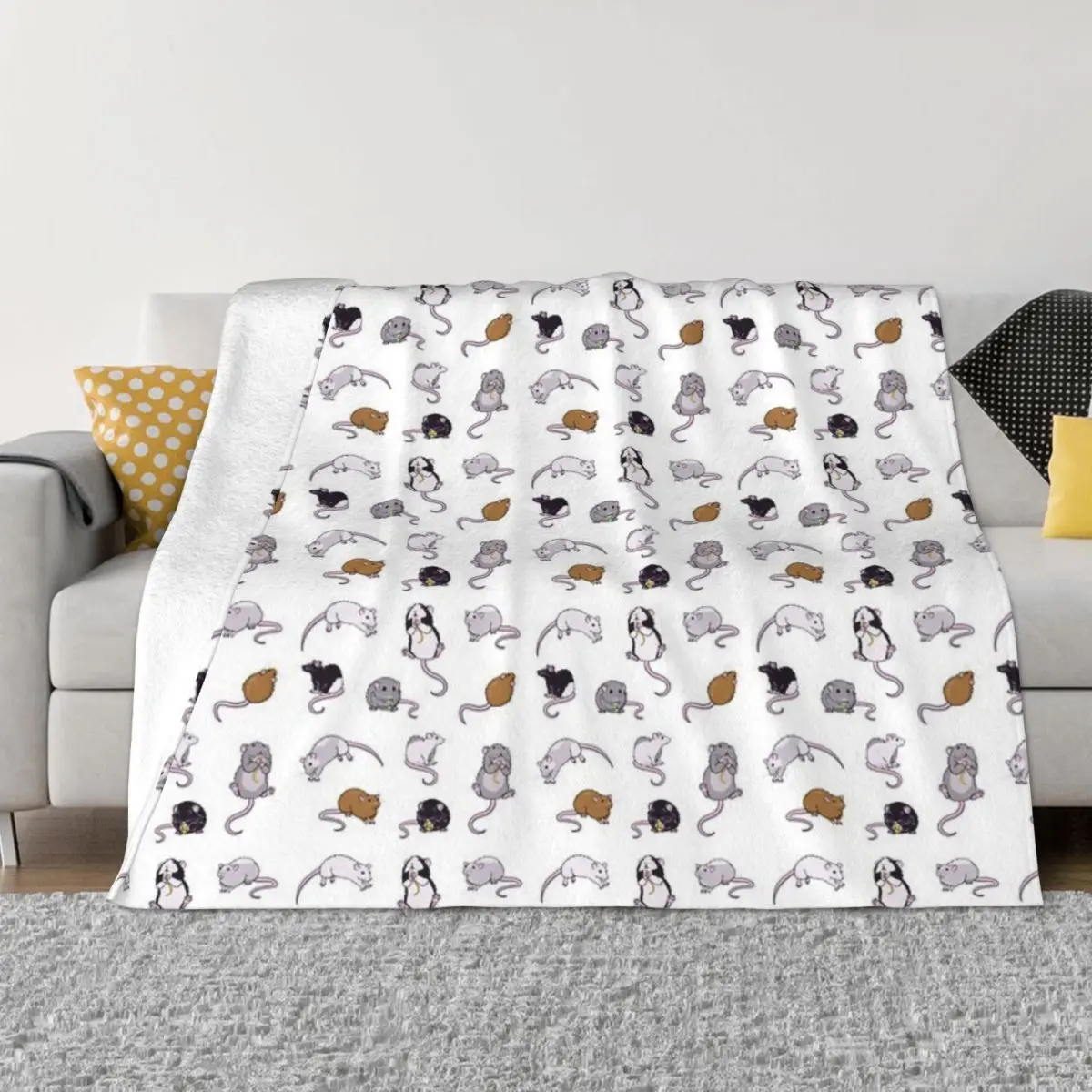 

Rats Rats Rats Anime Blankets Couple Blankets Thin Wadding Blanket Throw Blanket