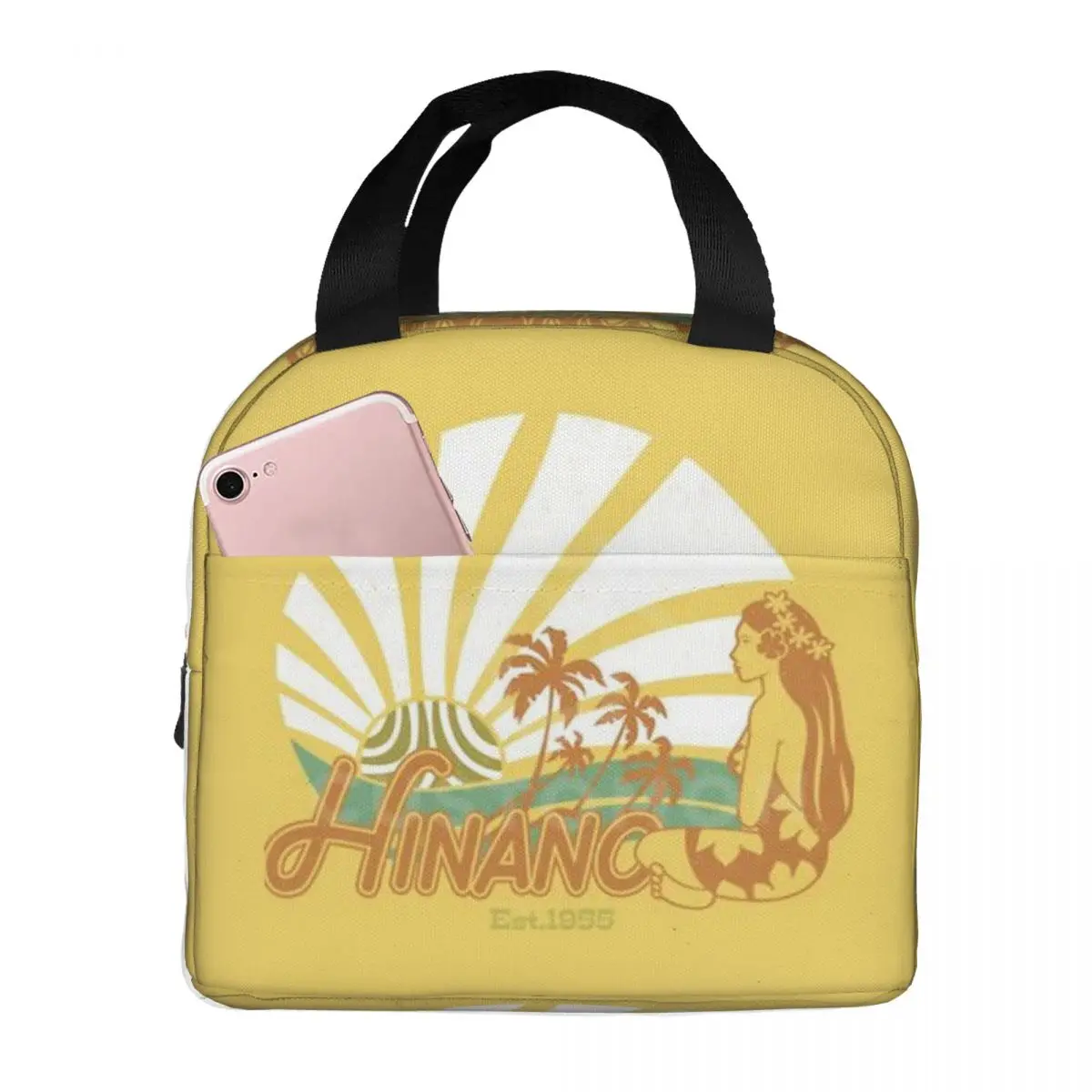 

Hinano Tahiti Изолированная сумка для обеда для женщин Офисный холодильник Термальная коробка для еды Сумка Портативные ланч-боксы Контейнер