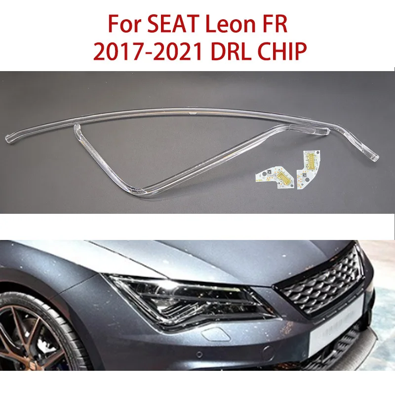 

Repair Kit For SEAT Leon FR White Light Angel Eye Daytime Running Car Headlight DRL CHIP Ballast Light Source Module 2017-2021