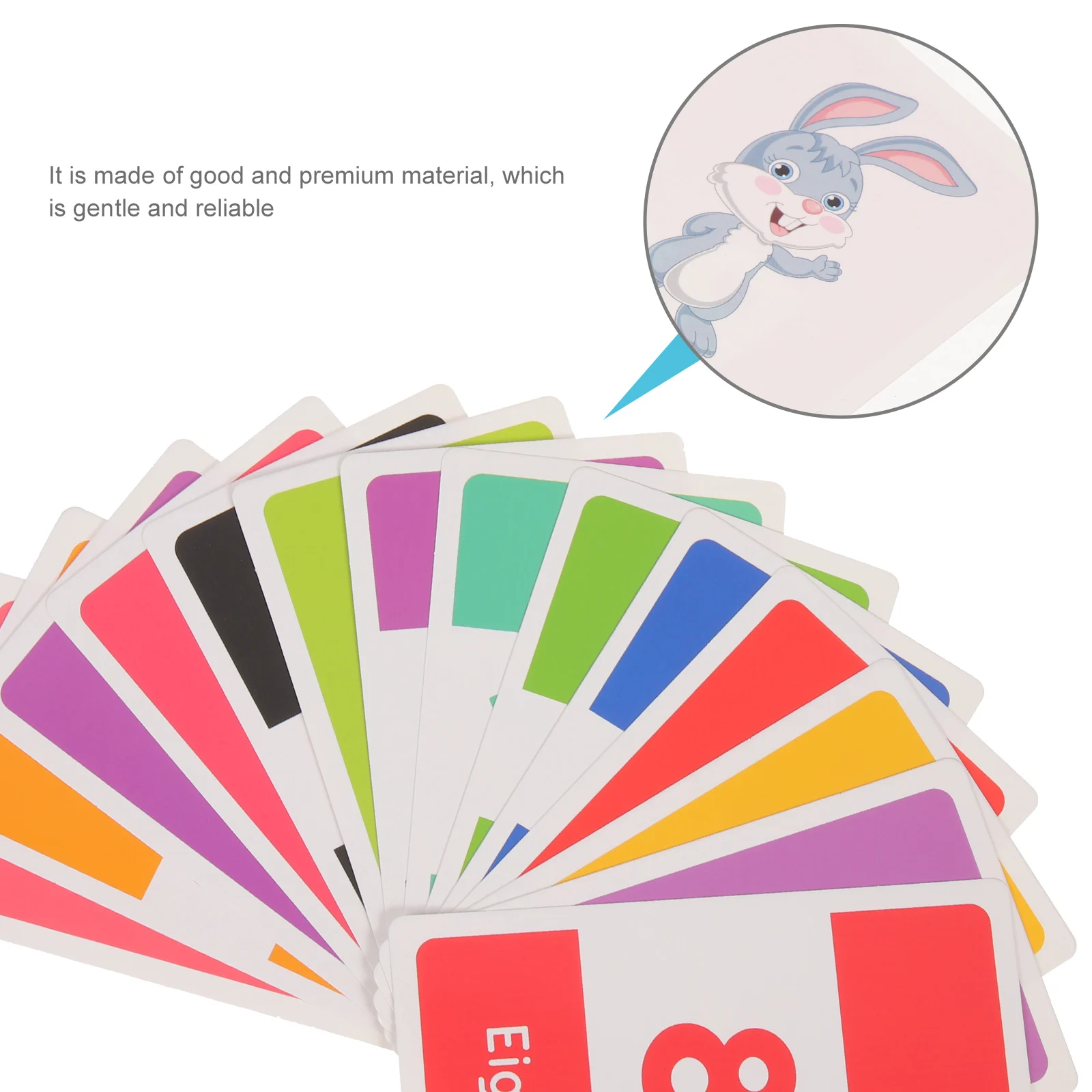 

58pcs Early Education Flash Animal Cognition Cards Sight Words Learning For Kids Colorful Double Sided Educational Cards