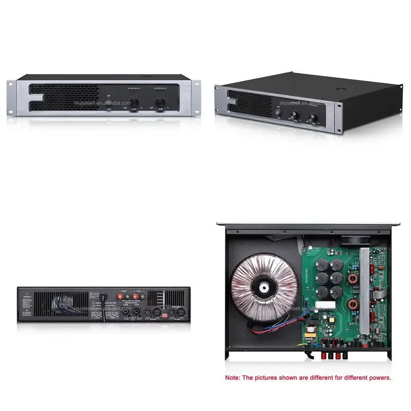 Class d Power Amplifier CM1500 2 Channel Sound Amplifier Suitable for Church Conference Room Subwoofer Sound System
