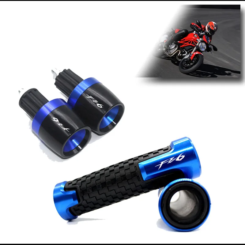 

Motorcycle 22mm 7/8" Handlebar Hand Grips Rubber GripHandle Bar Cap End Plugs For FZ6 FAZER FAZER600 FZ6S FZ6N FZ6S2 FZ6