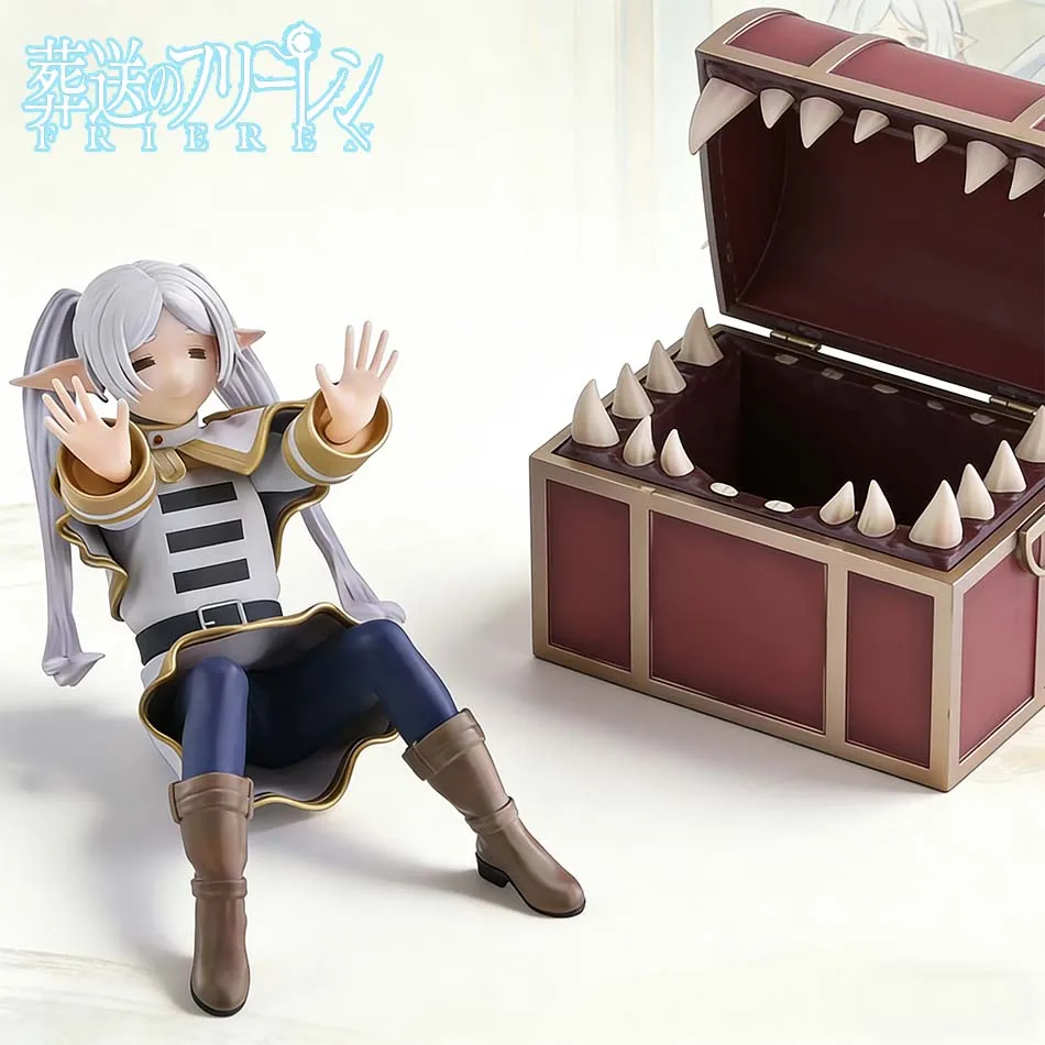 Frieren: Nach dem Ende der Reise Frieren Schatzkiste Monster Anime-Figur Spielzeug Fern Nudelstopper Actionfigur